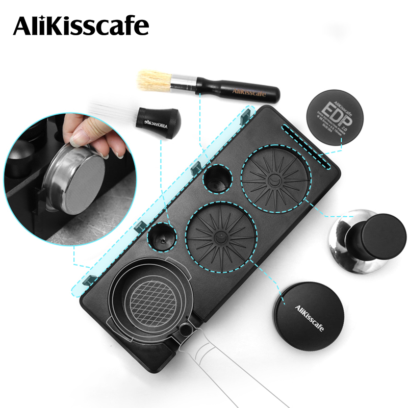 Coffee Equipment Accessories - AliKisscafe Coffee Tamping Station Portafilter Holder