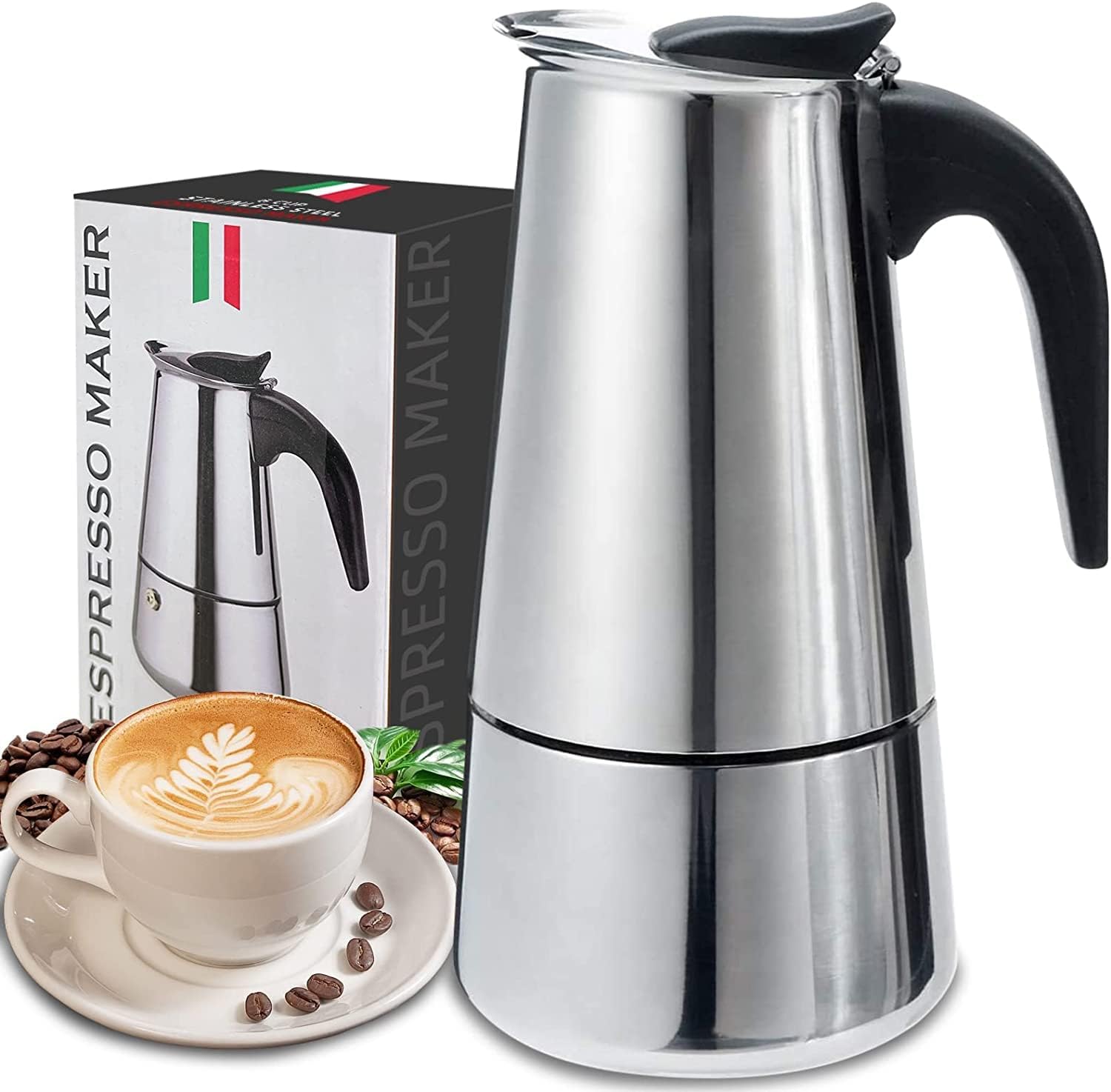 Coffee Equipment Accessories - 4/6/9 Cups Moka Pot Caffe Machine