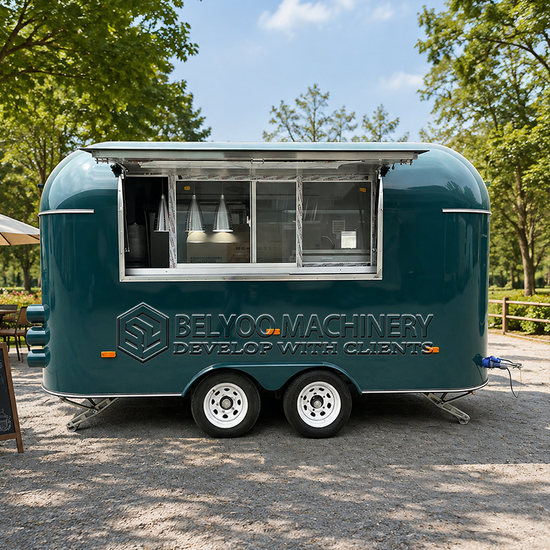 Belyoo Commercial Food Trailer - Coffee Equipment review and price