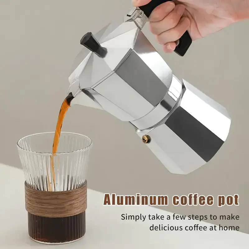 Classic Aluminum Moka Pot 50-3 - Coffee Equipment For Camping review and price