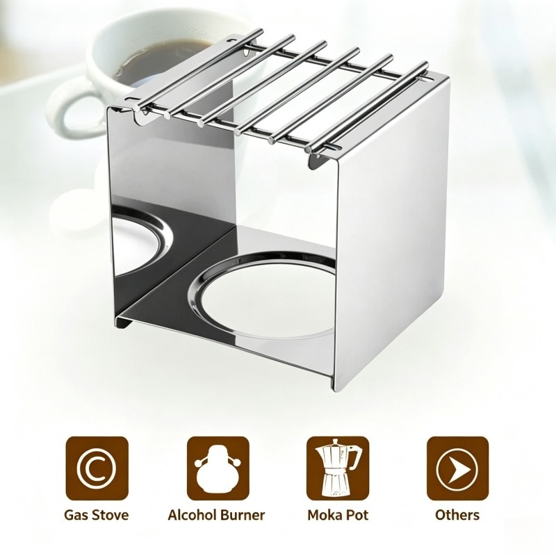 Stainless Steel Square Coffee  - Coffee Equipment For Camping review and price