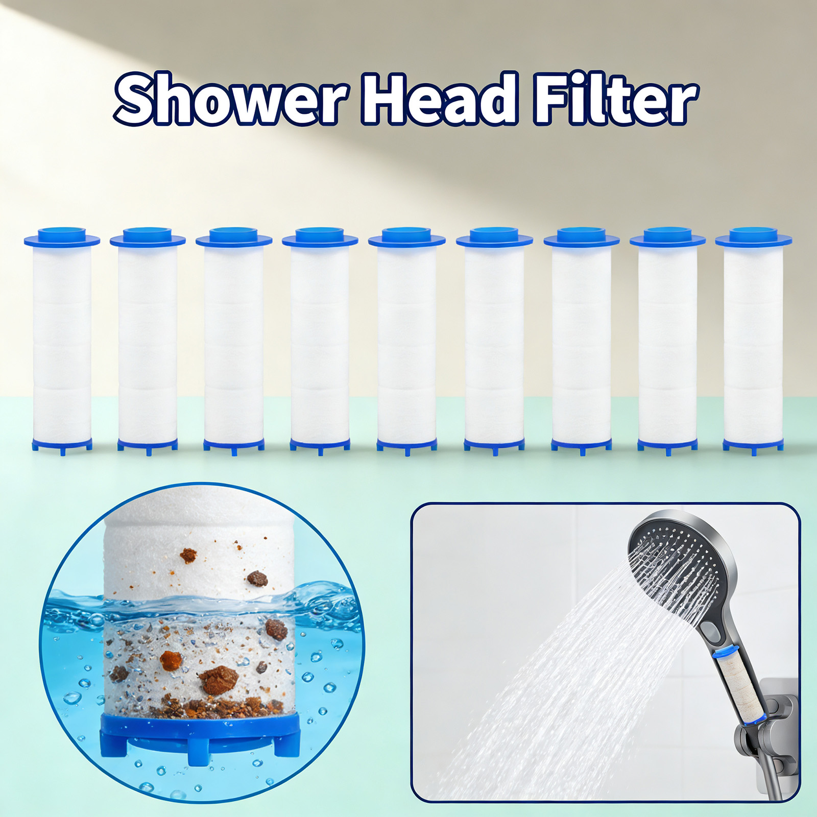 20Pcs Replacement Shower Filte - Water Filter Cartridge review and price