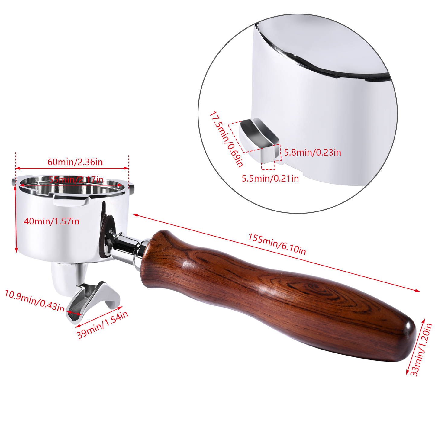 51mm Double Spout Coffee Porta - Coffee Equipment review and price
