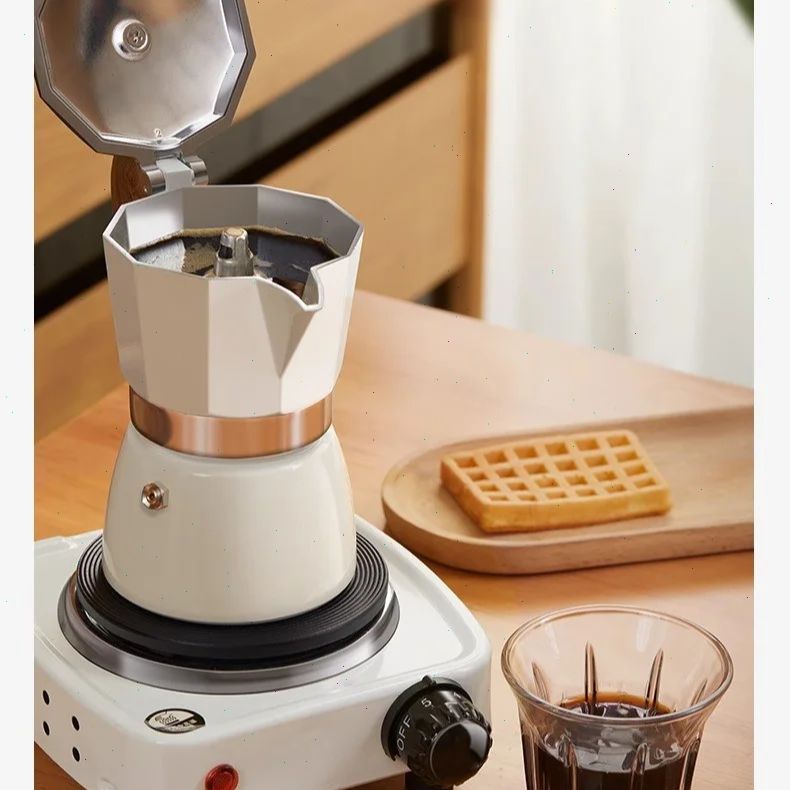 Round-bottomed Moka Pot Single - Coffee Equipment review and price